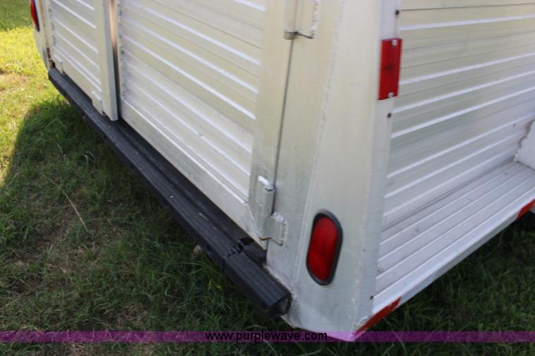 image for item K1150 2001 Silverado aluminum stock trailer
