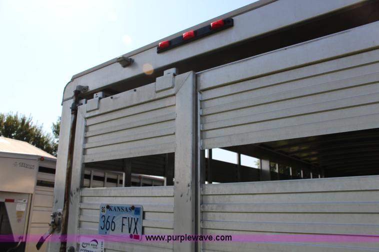 image for item K1150 2001 Silverado aluminum stock trailer