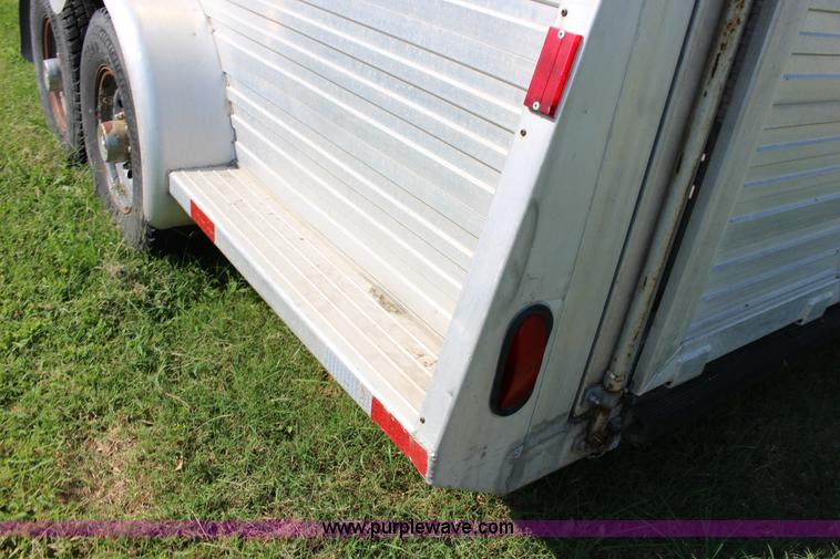 image for item K1150 2001 Silverado aluminum stock trailer