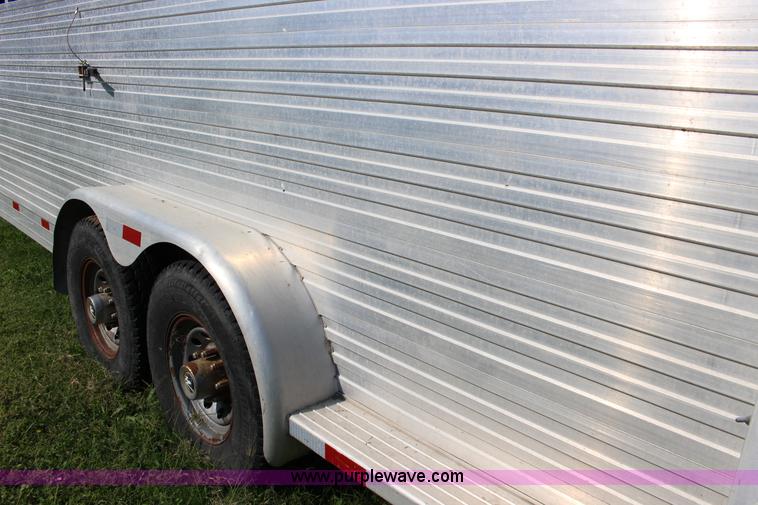 image for item K1150 2001 Silverado aluminum stock trailer