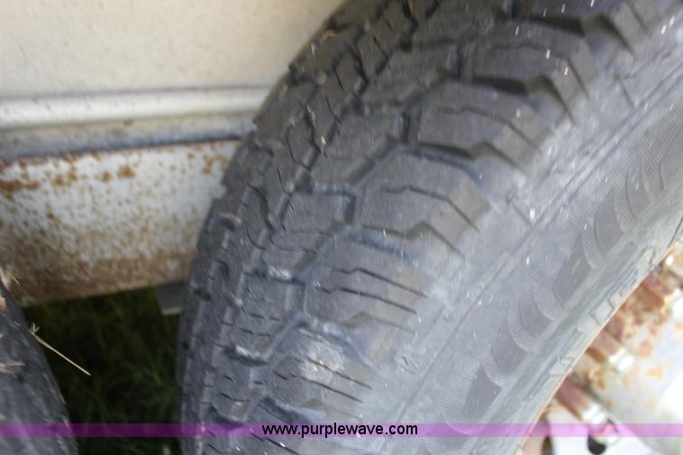 image for item K1150 2001 Silverado aluminum stock trailer