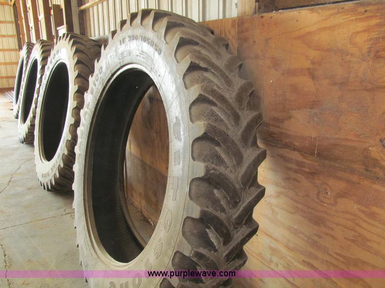 image for item K6342 (4) Firestone Radial 9100 IF380/105R50 tires