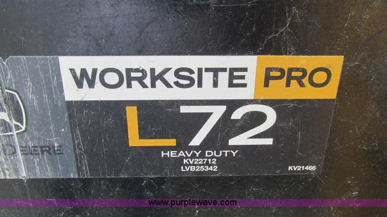 image for item L5263 2007 John Deere 110 MFWD tractor