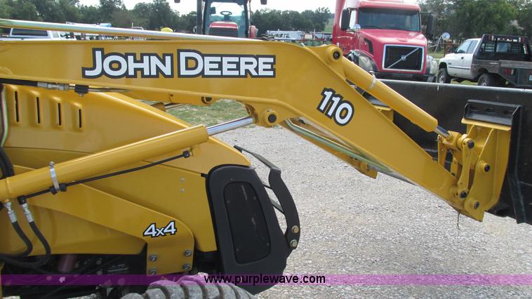 image for item L5263 2007 John Deere 110 MFWD tractor