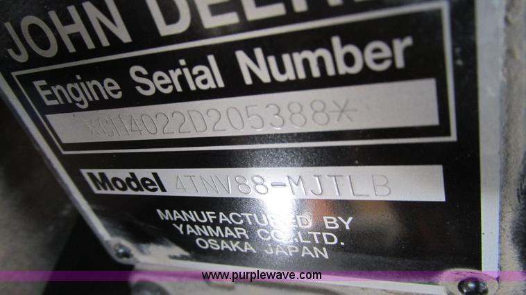 image for item L5263 2007 John Deere 110 MFWD tractor