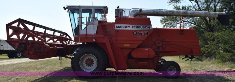 image for item L5816 1981 Massey-Ferguson 860 combine
