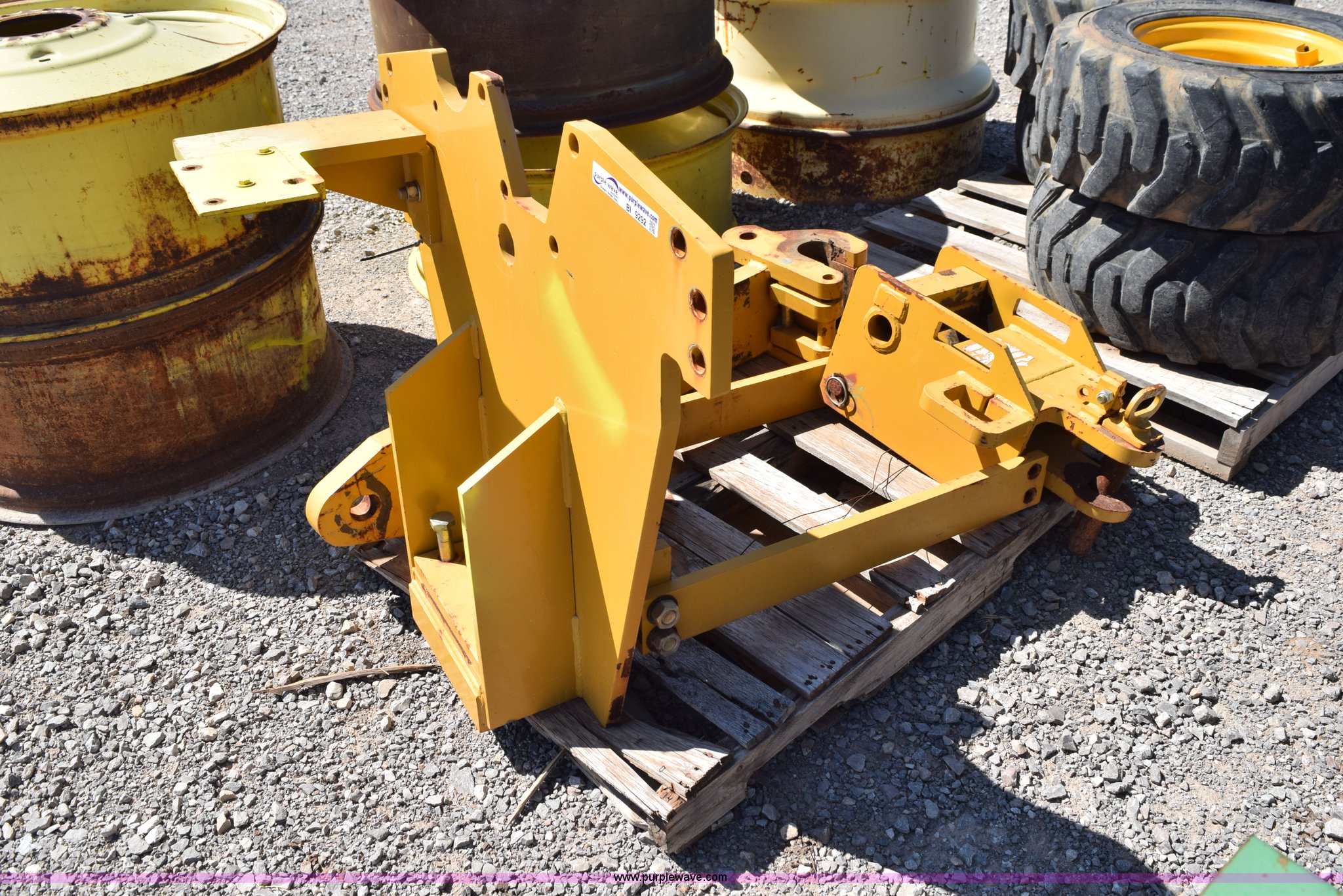 John Deere 9330 pan scraper hitch conversion in Alva, OK Item BI9292