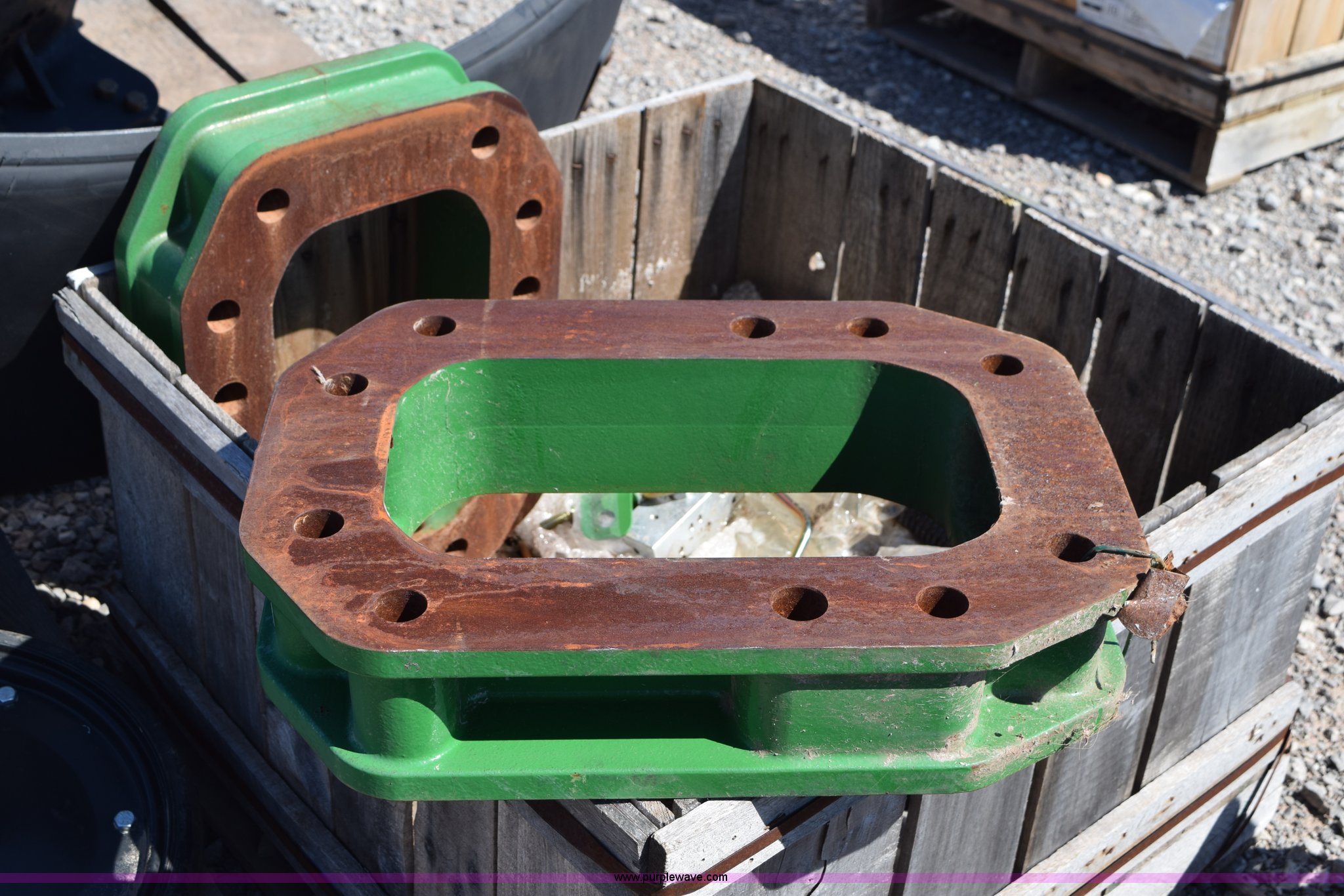 (2) John Deere combine axle spacers in Alva, OK Item BI9302 sold