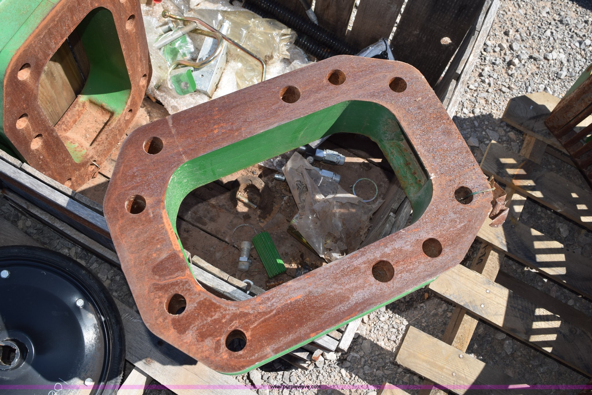 (2) John Deere combine axle spacers in Alva, OK Item BI9302 sold