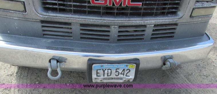 image for item A8859 1998 GMC Sierra 3500HD SL flatbed pickup truck