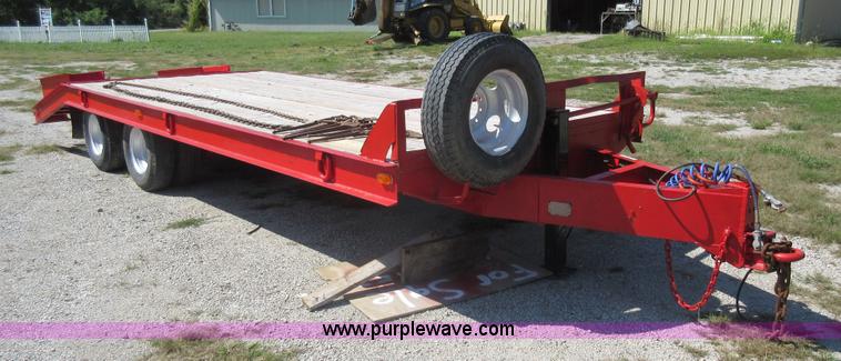 image for item BK9671 1985 Belshe T-8 equipment trailer