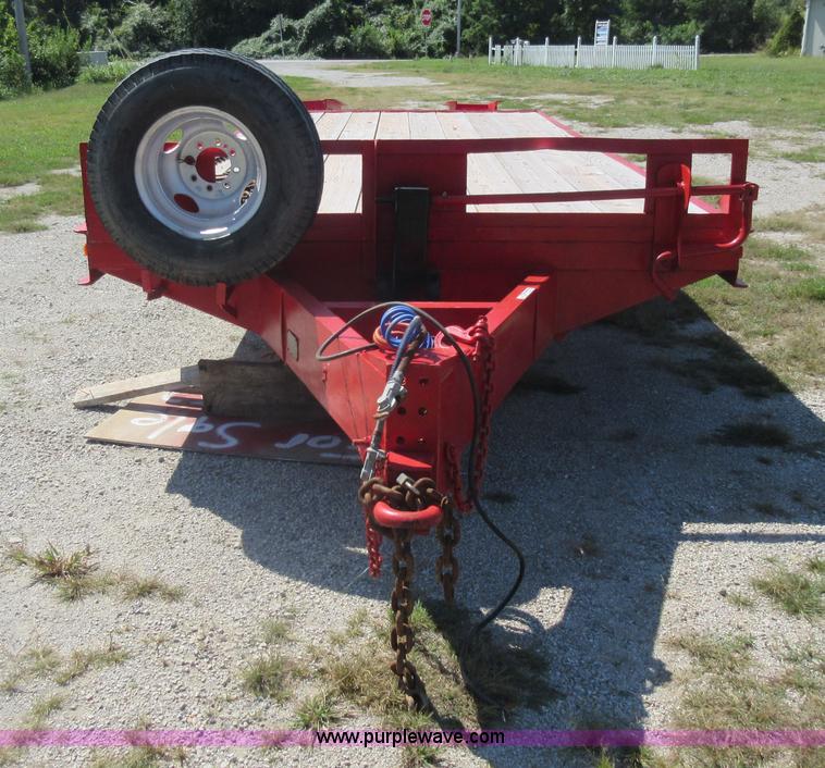 image for item BK9671 1985 Belshe T-8 equipment trailer