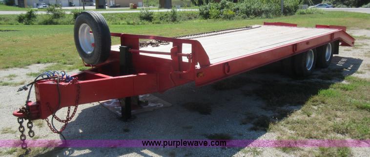 image for item BK9671 1985 Belshe T-8 equipment trailer