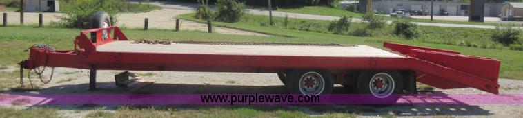 image for item BK9671 1985 Belshe T-8 equipment trailer