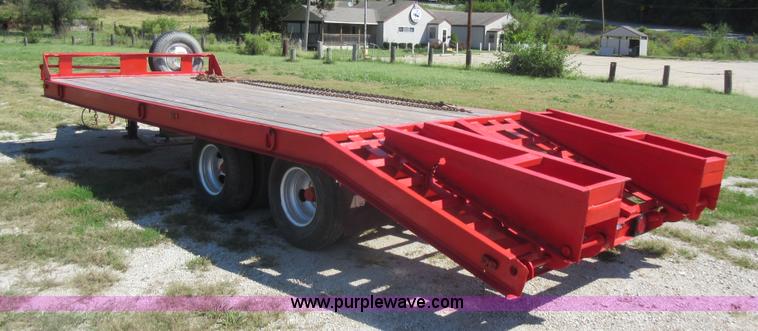 image for item BK9671 1985 Belshe T-8 equipment trailer