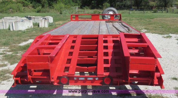 image for item BK9671 1985 Belshe T-8 equipment trailer