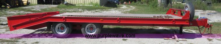 image for item BK9671 1985 Belshe T-8 equipment trailer