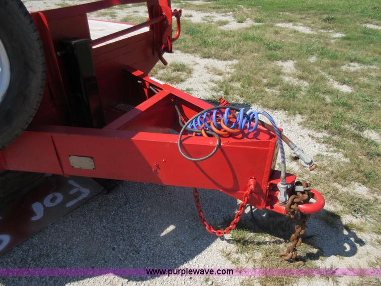 image for item BK9671 1985 Belshe T-8 equipment trailer