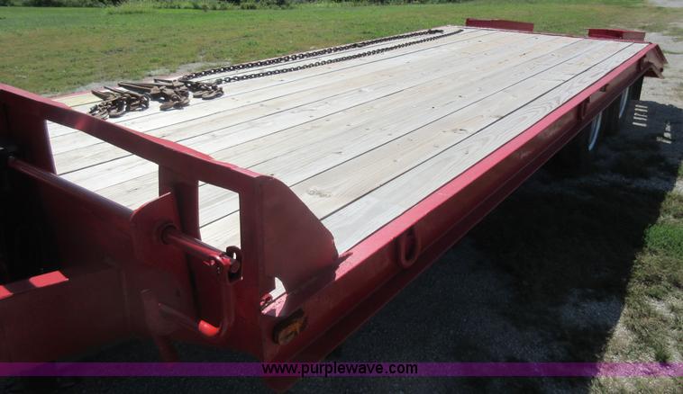 image for item BK9671 1985 Belshe T-8 equipment trailer