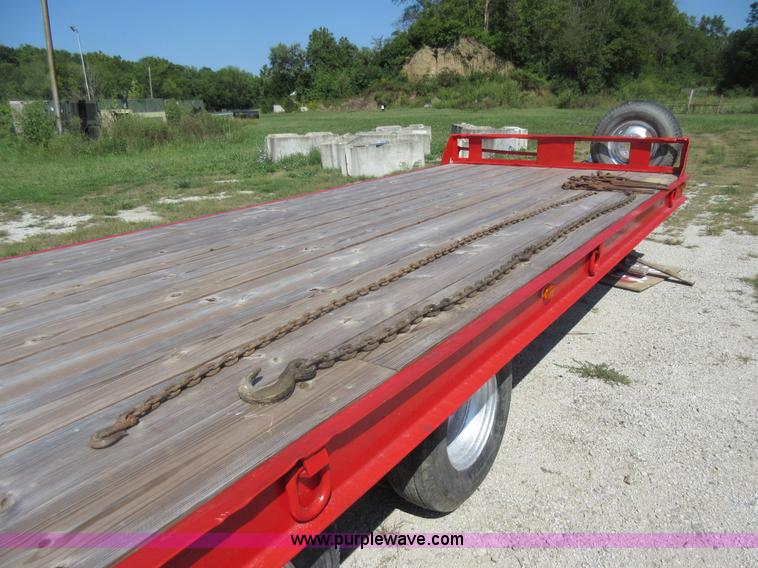 image for item BK9671 1985 Belshe T-8 equipment trailer