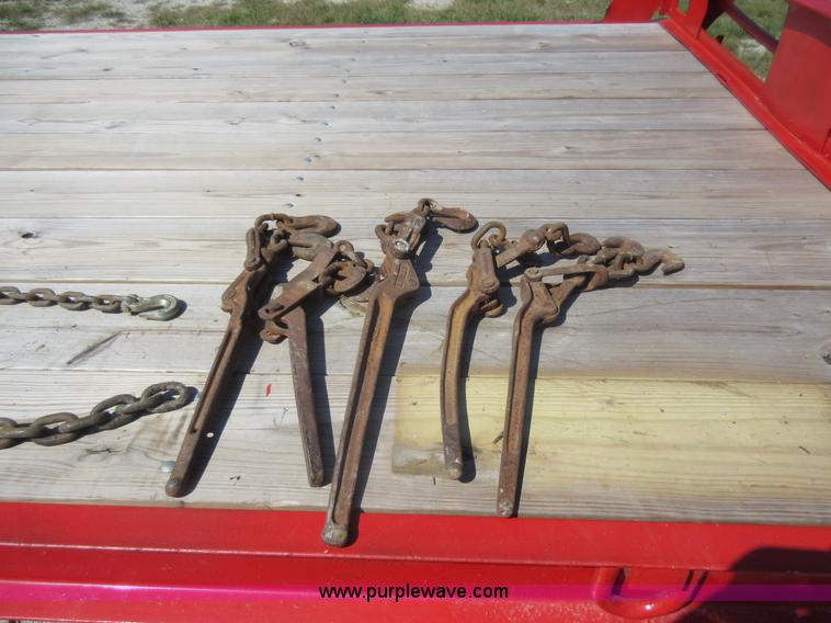 image for item BK9671 1985 Belshe T-8 equipment trailer