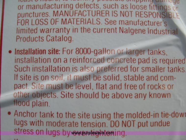 image for item BR9565 Nalgene vertical bulk storage tank