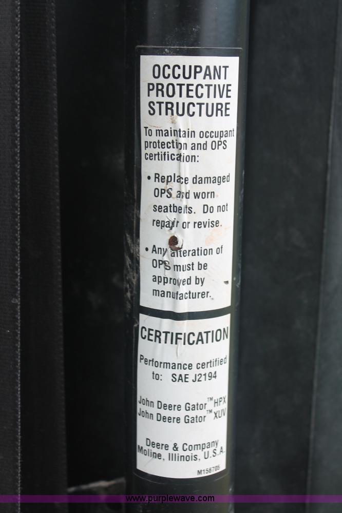 image for item H8149 2011 John Deere Gator 825i UTV