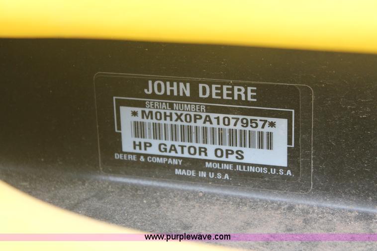 image for item H8150 2011 John Deere Gator 855D UTV