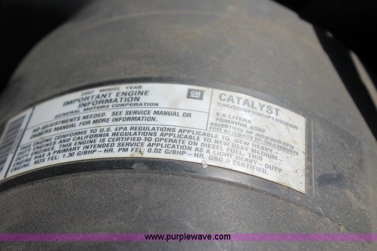 image for item J4419 2007 Chevrolet Silverado 3500HD service truck