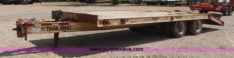 image for item J4468 1994 Trail King 40 equipment trailer