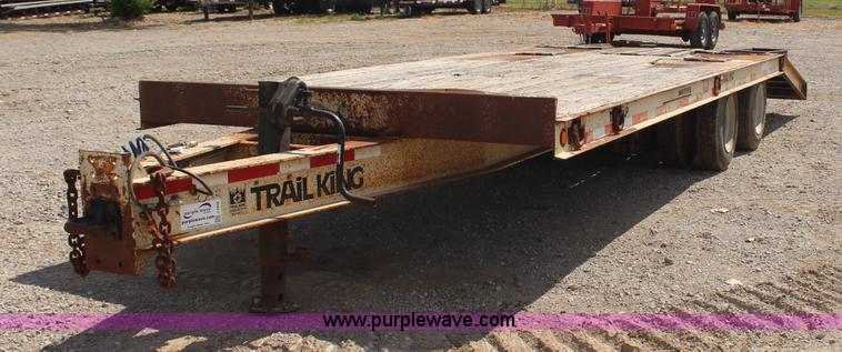 image for item J4468 1994 Trail King 40 equipment trailer
