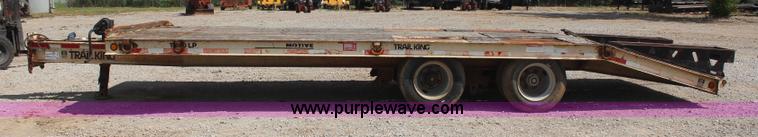 image for item J4468 1994 Trail King 40 equipment trailer
