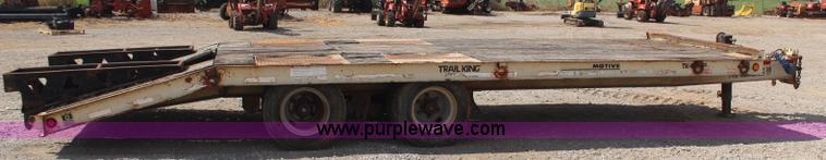 image for item J4468 1994 Trail King 40 equipment trailer