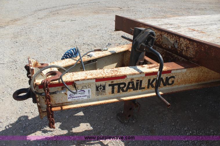 image for item J4468 1994 Trail King 40 equipment trailer