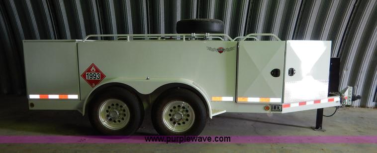 image for item K1652 2012 LDJ Thunder Creek Equipment fuel trailer