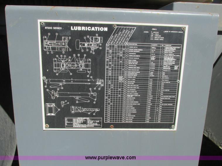 image for item A8857 2000 Terex RT230 rough terrain crane