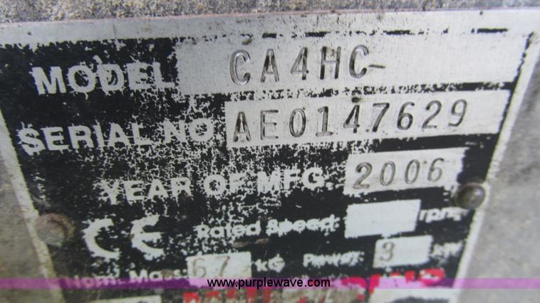 image for item AY9815 2006 Whiteman CA4HC power trowel