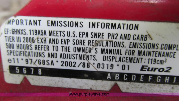 image for item AY9815 2006 Whiteman CA4HC power trowel