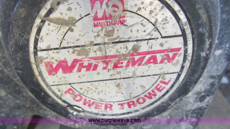 image for item BG9249 Whiteman B48H power trowel
