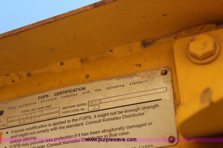 image for item I1586 2006 Komatsu D41P-6 pipelayer