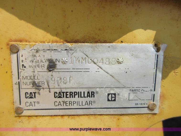 image for item I1982 1994 Caterpillar 938F wheel loader