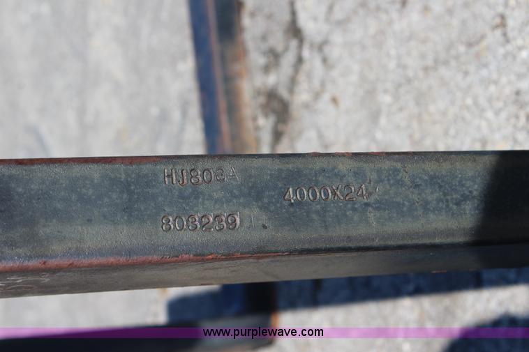 image for item J3536 Backhoe pallet forks