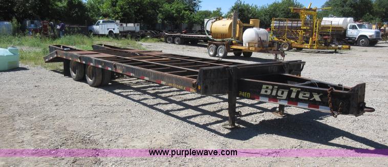 image for item J3575 2007 Big Tex 24ED-24+5 equipment trailer