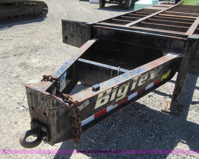 image for item J3575 2007 Big Tex 24ED-24+5 equipment trailer