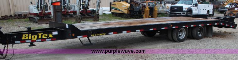 image for item J3704 2014 Big Tex 24ED-24+5 equipment trailer