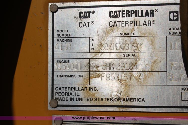 image for item J3709 1999 Caterpillar 416B backhoe