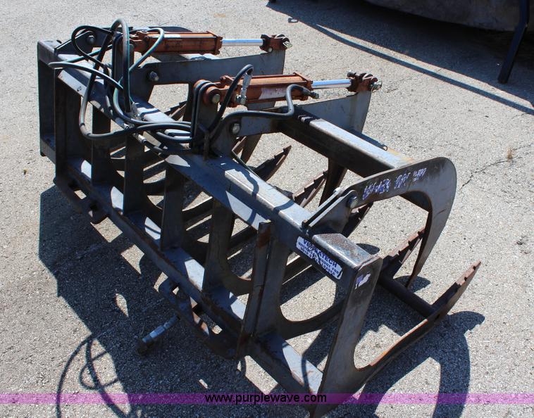 image for item J3728 Versatech skid steer grapple bucket