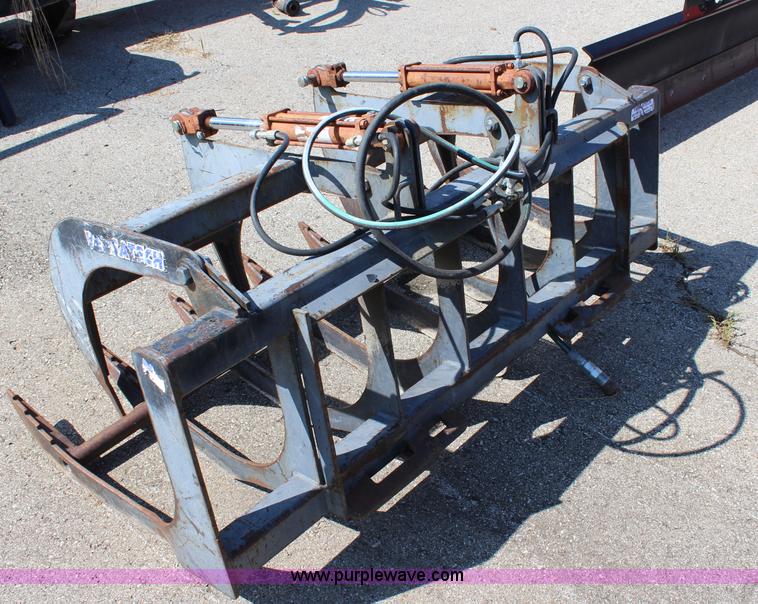 image for item J3728 Versatech skid steer grapple bucket