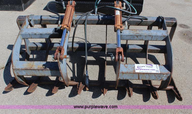 image for item J3728 Versatech skid steer grapple bucket