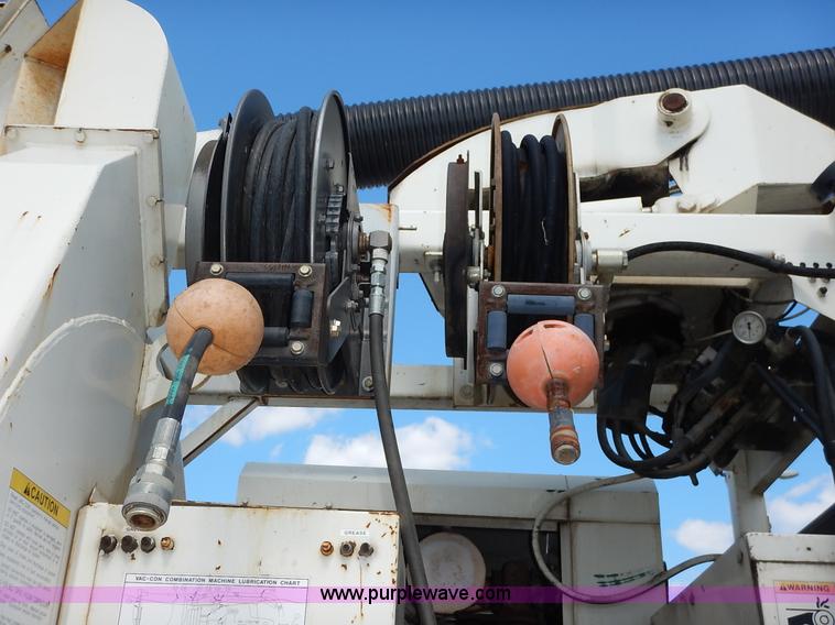 image for item J6484 1997 Ford LT8501 Louisville sewer rodder and vacuum excavation  truck